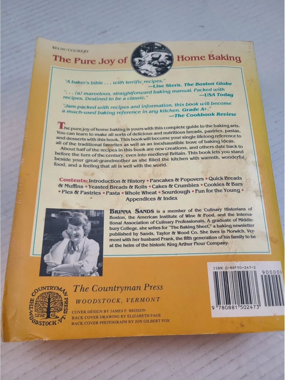 The King Arthur Flour 200th Anniversary Cookbook Paperback Vintage 1992